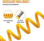 5ft Coiled Breakaway Cable for RV Towing Safety