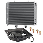 Aluminum Radiator & Cooling Fan for Polaris Sportsman 700 800 (2004–2014)