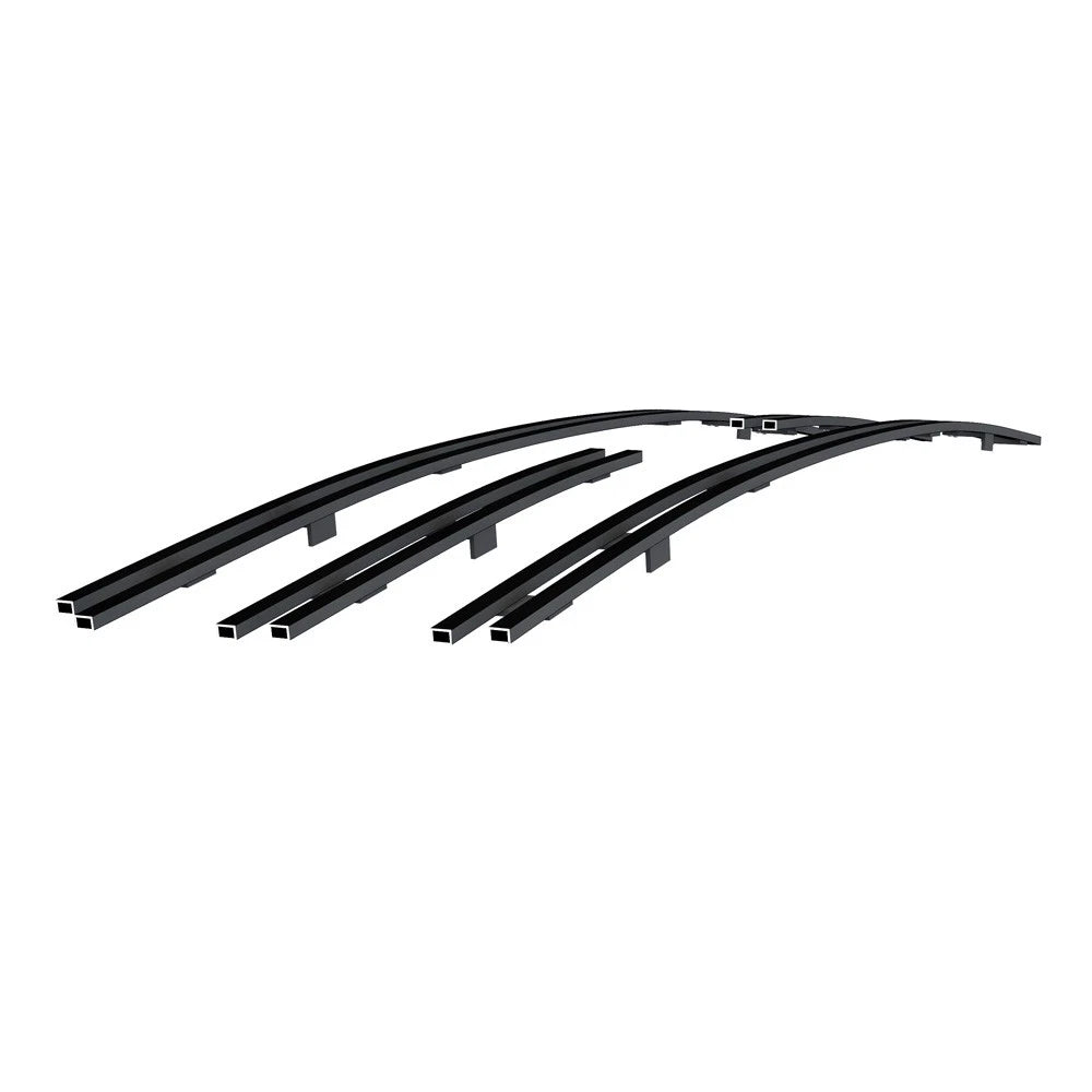 Upper Stainless Black Billet Grille Insert for Toyota Highlander (2004–2007)