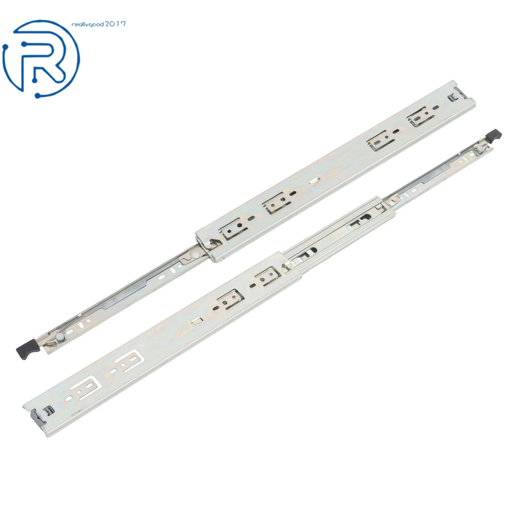 Set of 2 Heavy Duty Drawer Slides for Universal Use (18 Inch)
