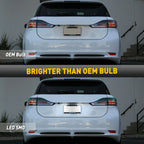 2X LED License Plate Light Housing for Prius Scion Matrix C-HR tC