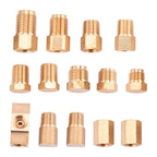 Brake Line Copper Fittings Install Kit Hardware for Front Line Lock (-)