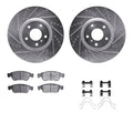 2X Brake Disc and Pad Kit for Coupe Sedan