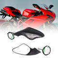 2X Rearview Side Mirrors with Amber Signal for Ducati 848 EVO (2008–2013)