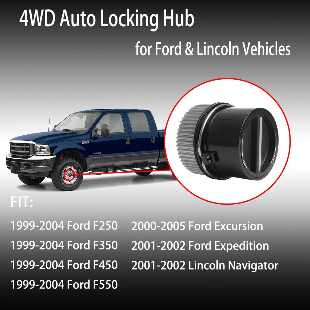 4WD Automatic Front Locking Hub for Ford F250 F350 F450 F550 (1999–2004)