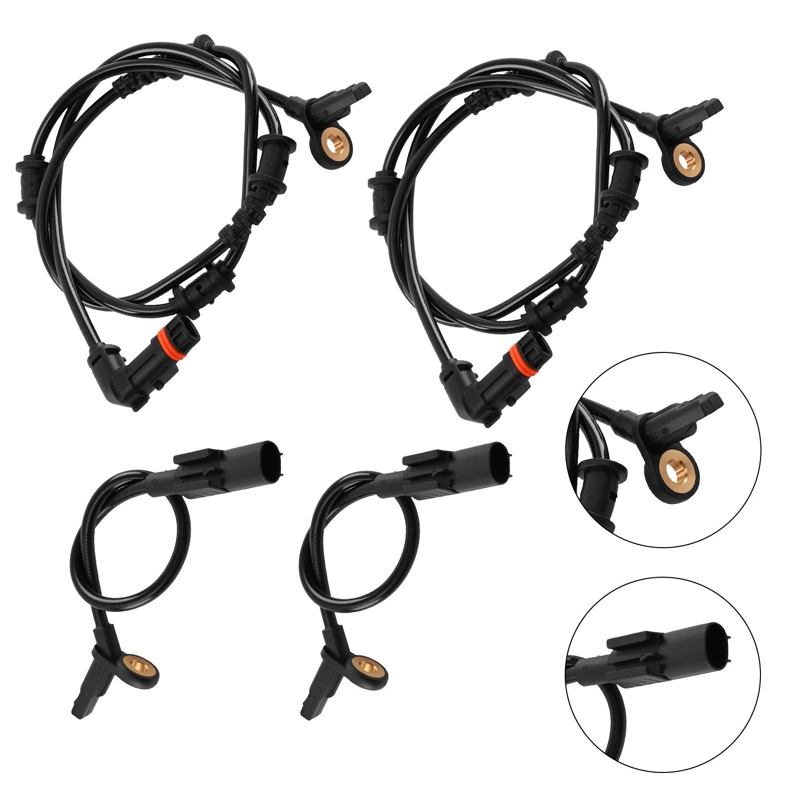 Set of 4 ABS Sensors for Mercedes-Benz GL550 ML550 R350 (2008–2012) A1645400917