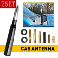 Set of 2 Bullet Antennas for Dodge Ram 1500, Ford F150, Chevy Silverado
