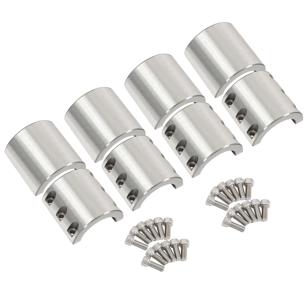 Set of 4 Tube Clamps for Roll Cage (Universal)