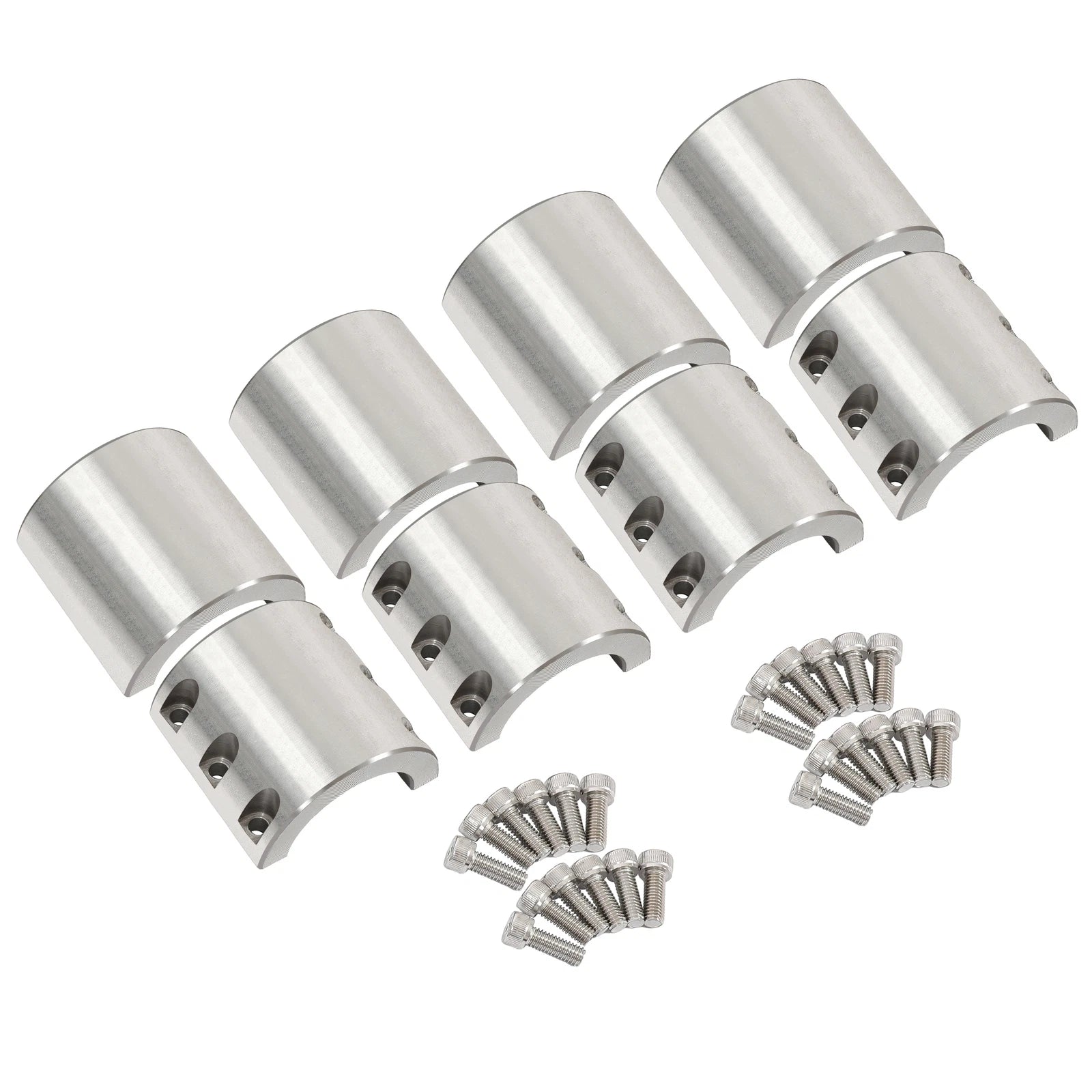 Set of 4 Tube Clamps for Roll Cage (Universal)