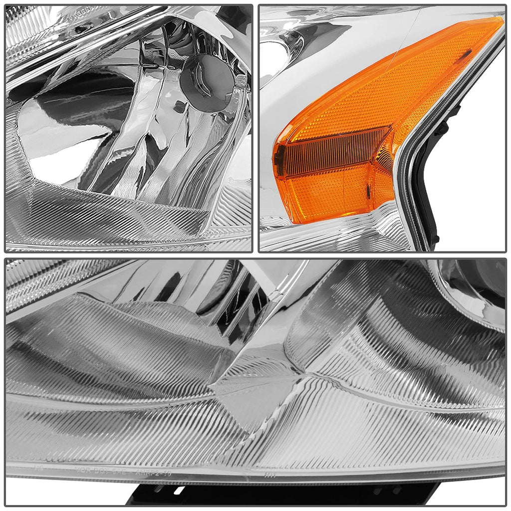 Chrome/Amber Signal Projector Headlight Lamp for Altima Sedan (2013–2015)