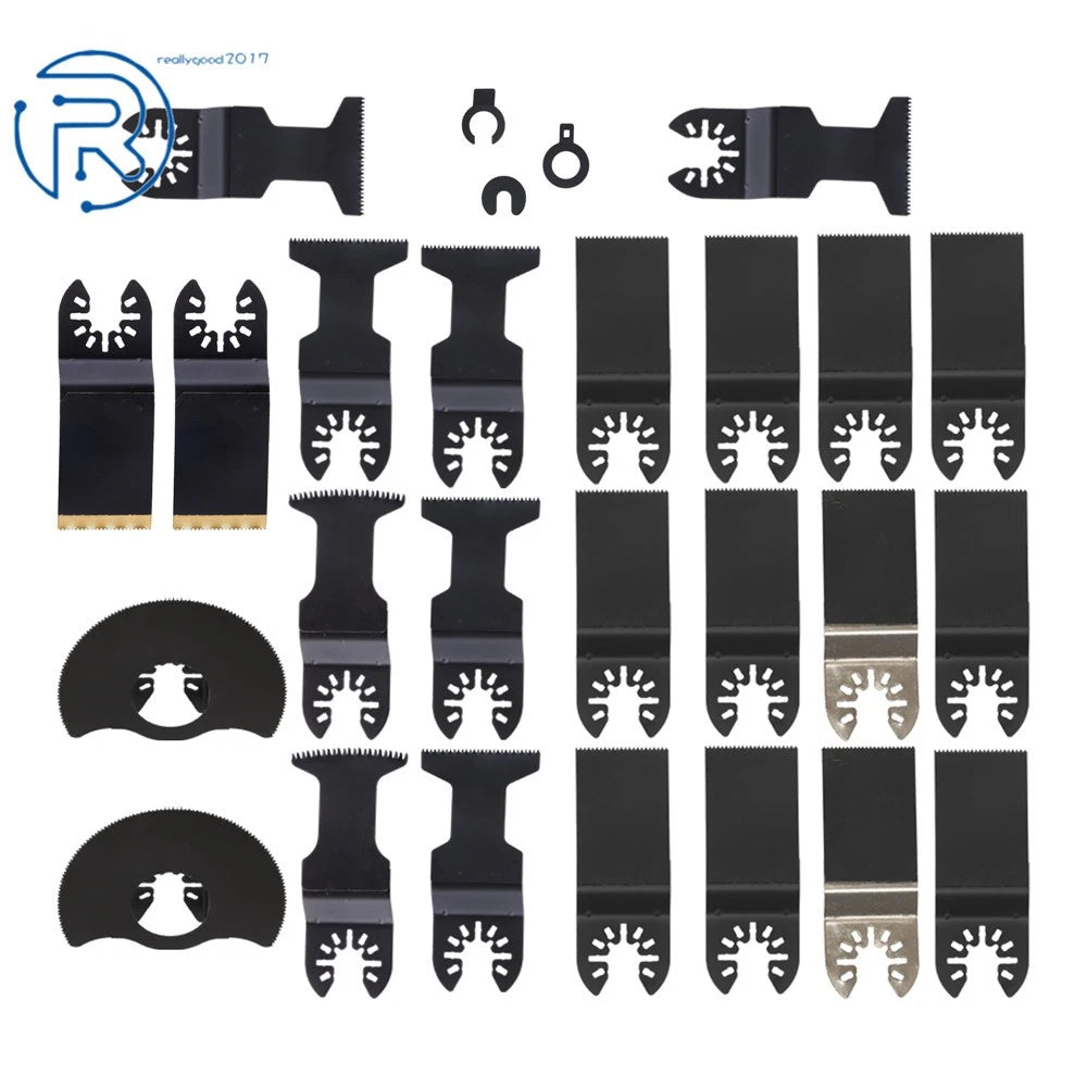 27-Pack Oscillating Saw Blades for Wood Multitools (Metal Cutting)