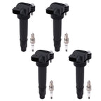Set of 4 Ignition Coils & 4 Iridium Spark Plugs for Chevy Spark (2013–2023)