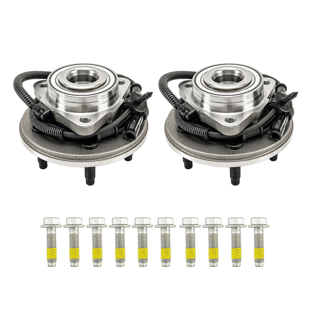 2x Front Wheel Hub Bearing Assembly for Ford Explorer Mountaineer (2011–2017)