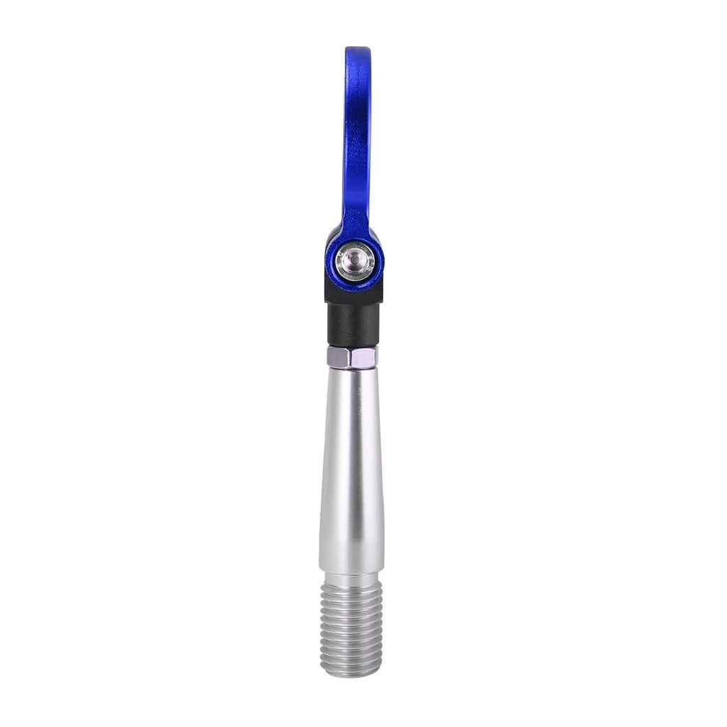 Tow Hook Screw On Round Ring for Mitsubishi Lancer EVO X (2008–2015) - Blue