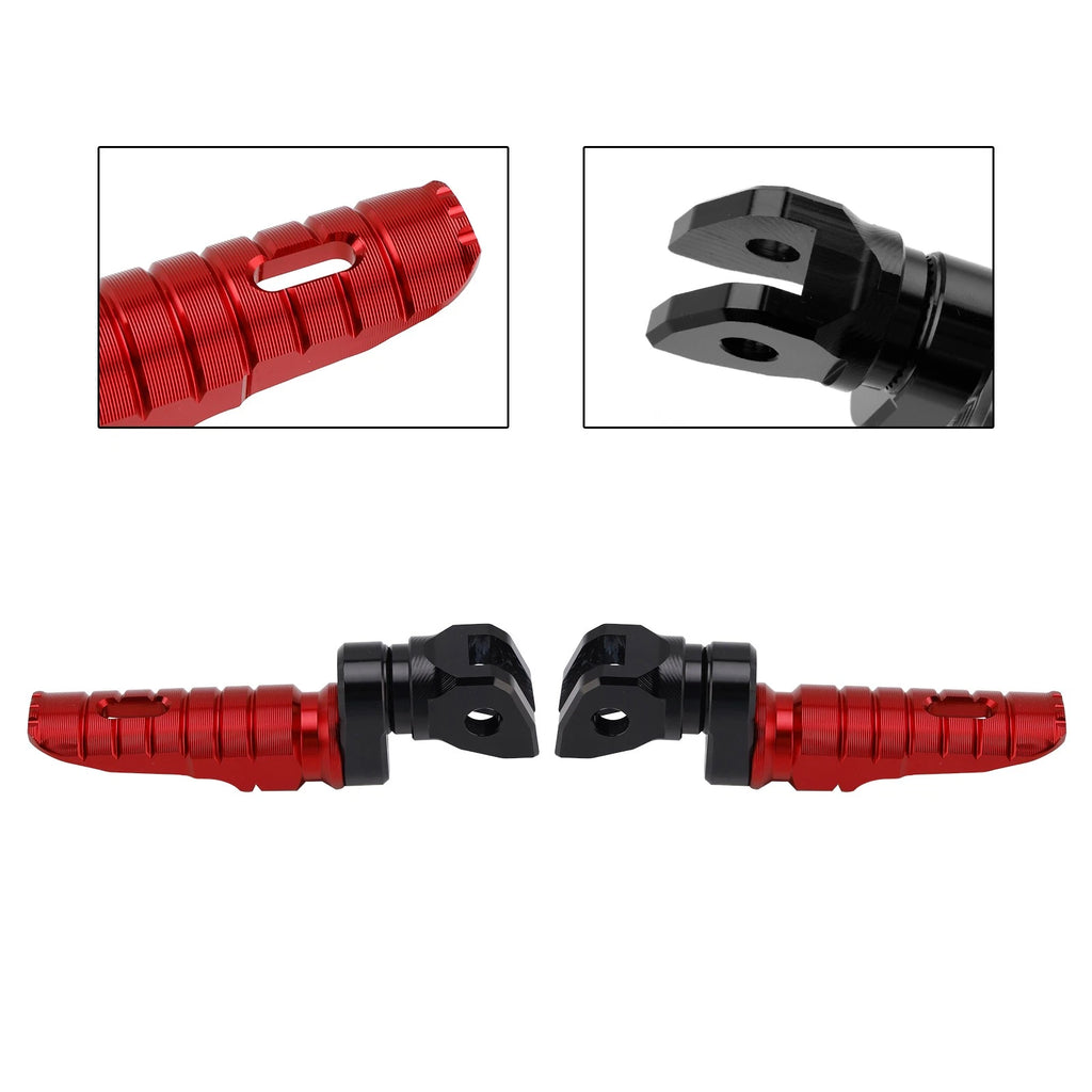 Front Footrests Foot Pegs for Indian FTR1200 (2019–2025) Red