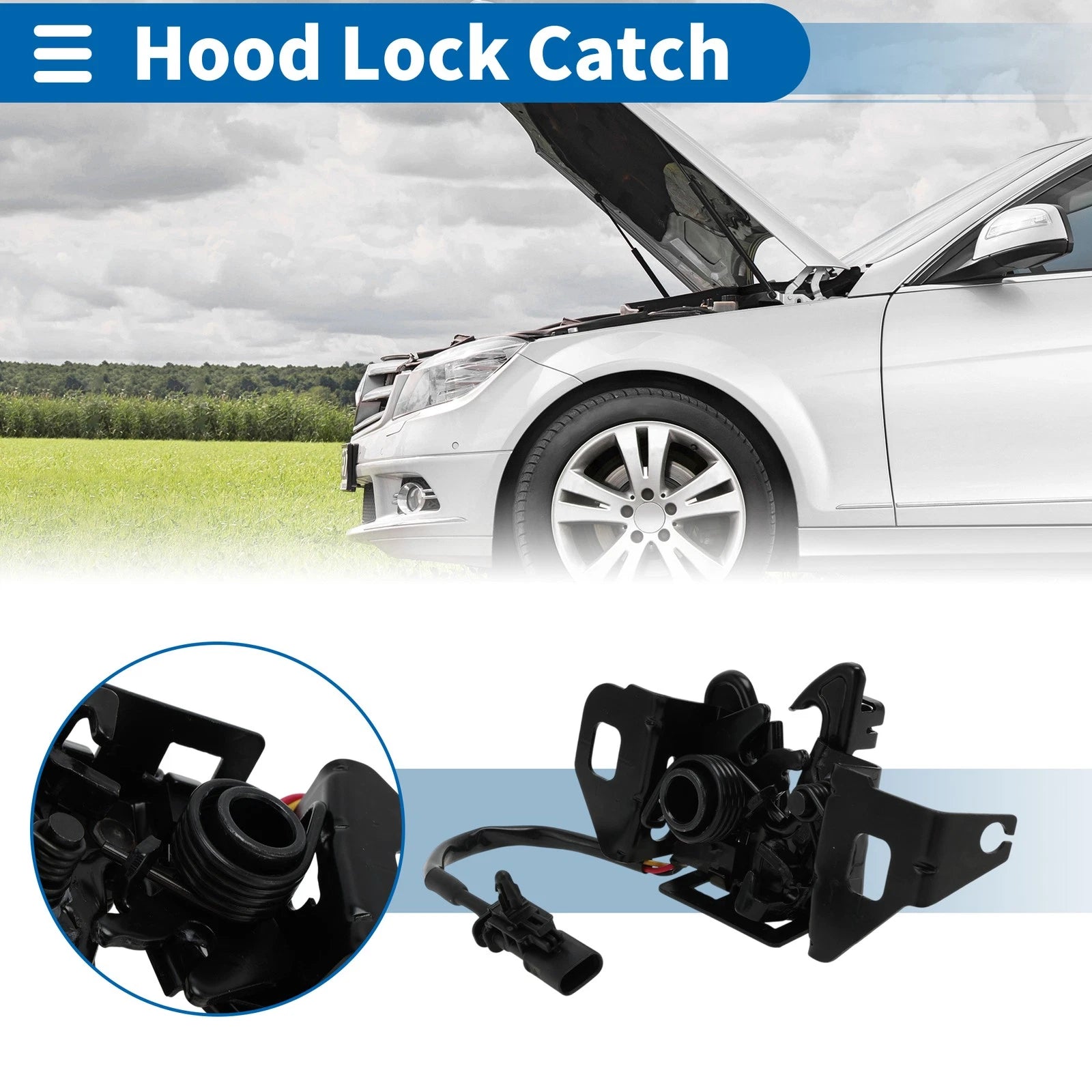 Hood Latch Assembly for Buick Enclave (2019–2024) No. 84677094/84937741
