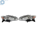 LED Headlight Assembly for Nissan Altima (2016-2018) Chrome Left & Right