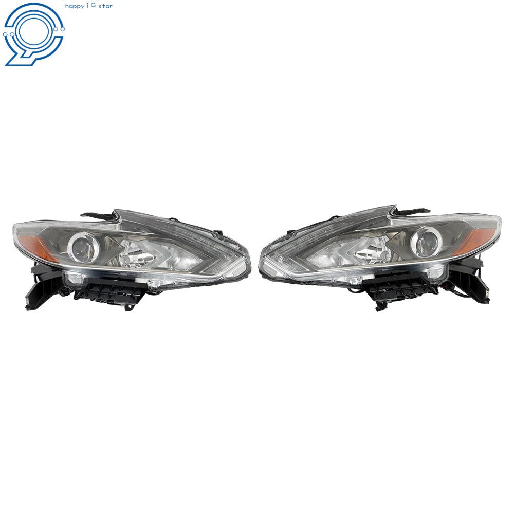 LED Headlight Assembly for Nissan Altima (2016-2018) Chrome Left & Right