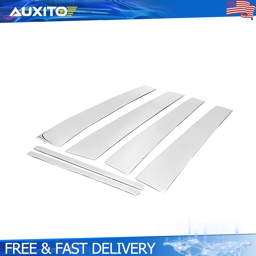 Stainless Steel Chrome Window Pillar Posts for Honda Accord Sedan (2008–2012)