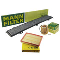 Mann Oil Air Carbon Cabin Filter Service Kit for BMW 3 Series (E92 E93 F30 F34)