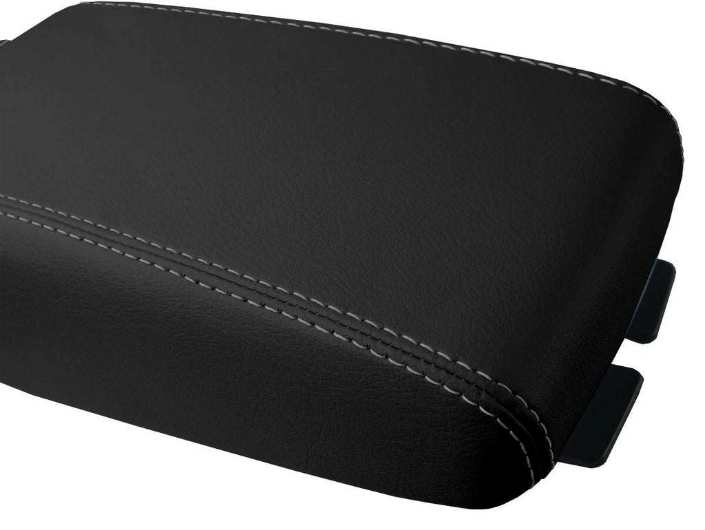 Console Lid Pull Over Cover Leather for Nissan Altima (2005–2006) Gray Stitch