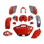 ABS Fairings Bodywork for Harley CVO Road Glide (2015–2024) Pearl Red/Silver Gray