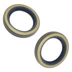 2Pcs Propeller Shaft Oil Seal for Johnson Evinrude (321453, 317843, 18-2051, 18-2026)