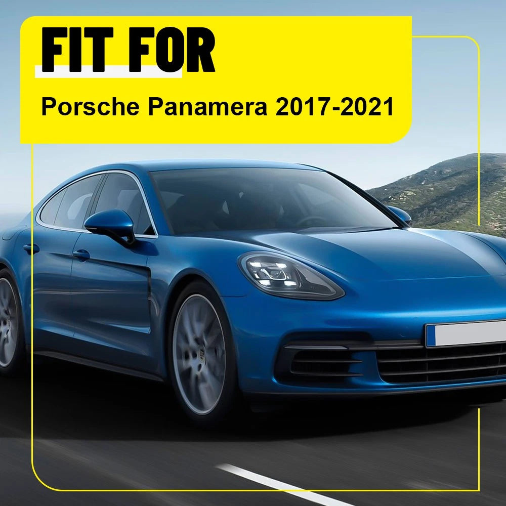 Gloss Black Pillar Posts for Porsche Panamera (2017–2021)