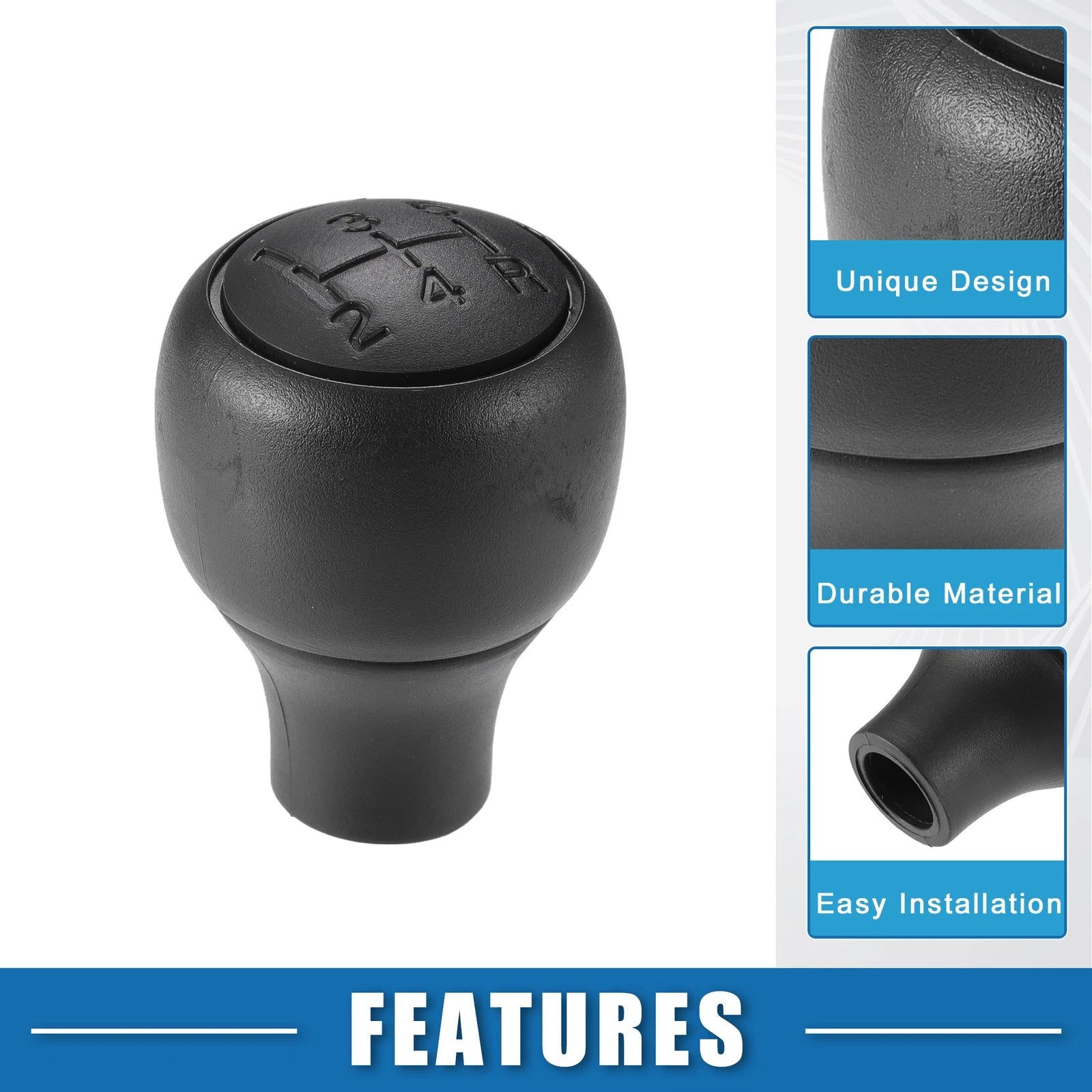5 Speed Manual Transmission Shift Knob for Ranger (1988–2011) ABS Black