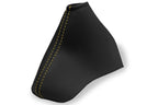 Leather Manual Shift Boot Cover for Chevrolet Cavalier (2000–2005) Yellow Stitch