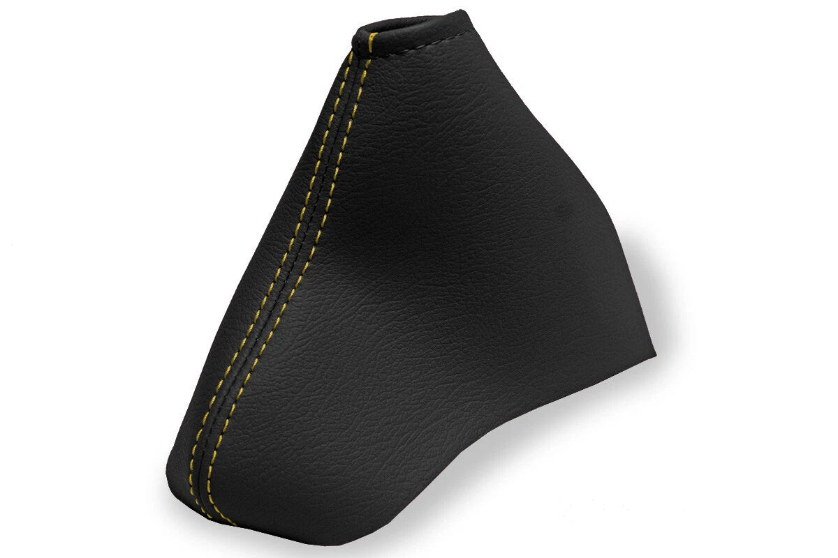 Leather Manual Shift Boot Cover for Chevrolet Cavalier (2000–2005) Yellow Stitch