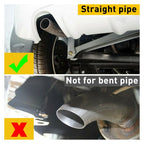 Dual Exhaust Pipe Tailpipe for Auto Blue