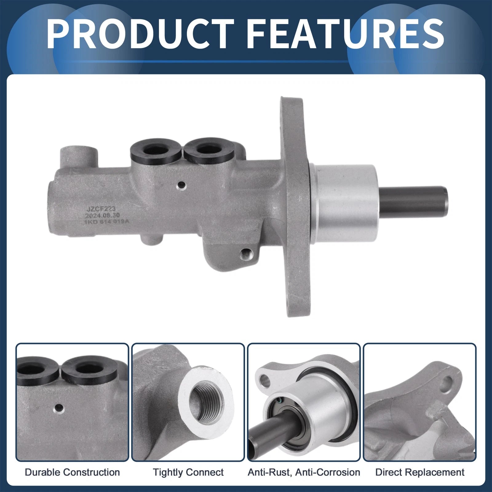 Brake Master Cylinder No.1KD614019A for Volkswagen Golf (2009–2014)