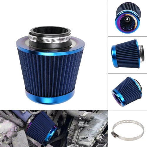 3" Cold Air Intake Cone Replacement Washable Filter