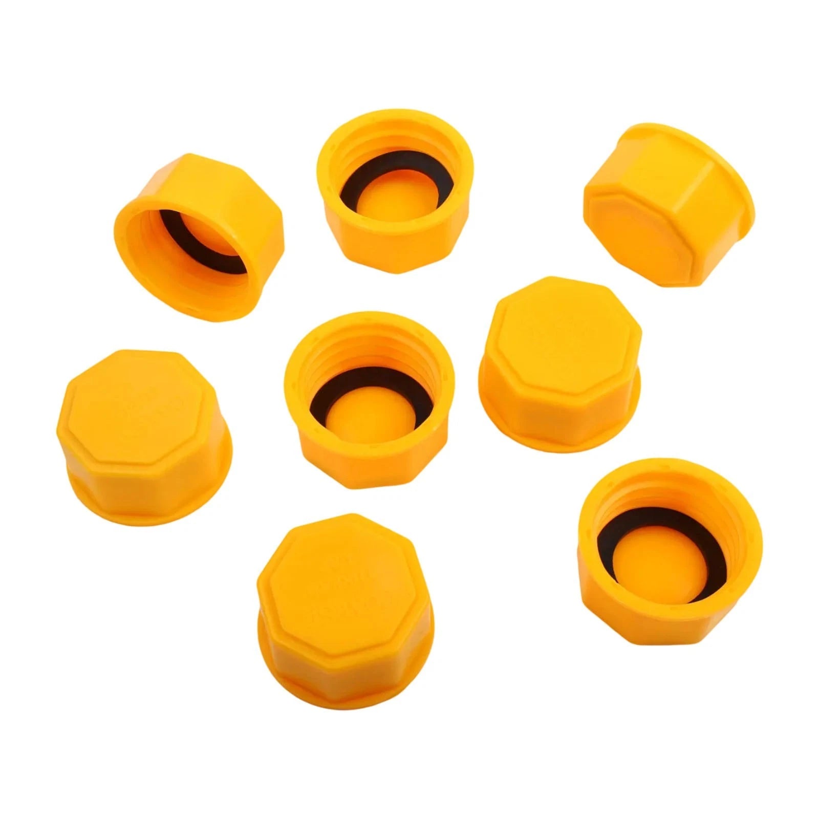 8 Piece Set of Fuel Tank Lids for 5 Gallon Models (Leakproof)