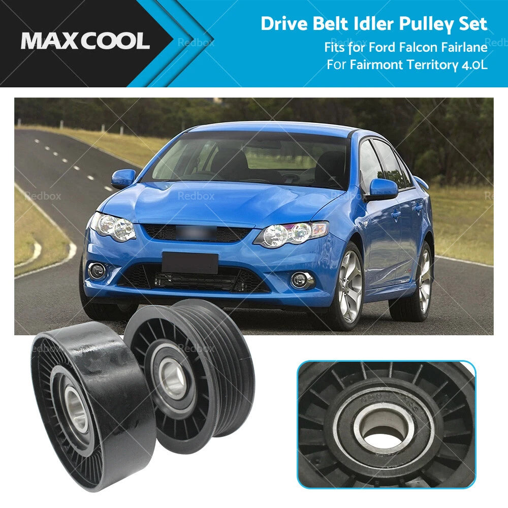 2X Drive Belt Idler Pulley for Ford Falcon 4.0L (1994–2016)