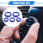 5pcs Center Console AC Audio Volume Switch Knob Cover for Ford Maverick (2022–2023)
