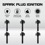 Ignition Coil Set of 6 for Chrysler Sebring Concorde Intrepid Dodge Stratus (1995–2006) UF199