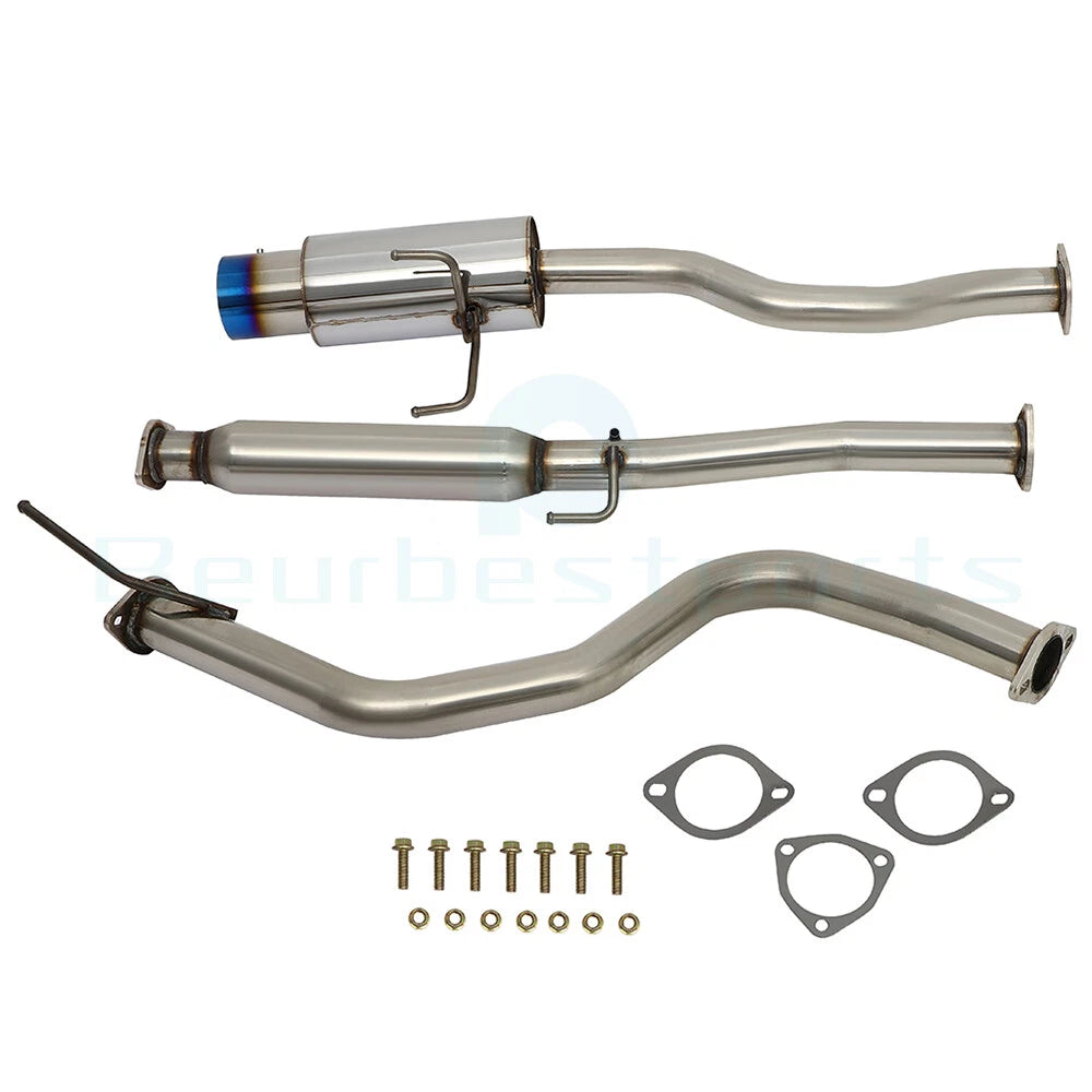 4.5" Burnt Tip Muffler Exhaust for Honda Civic (1992–2000) EG8/EJ1-8