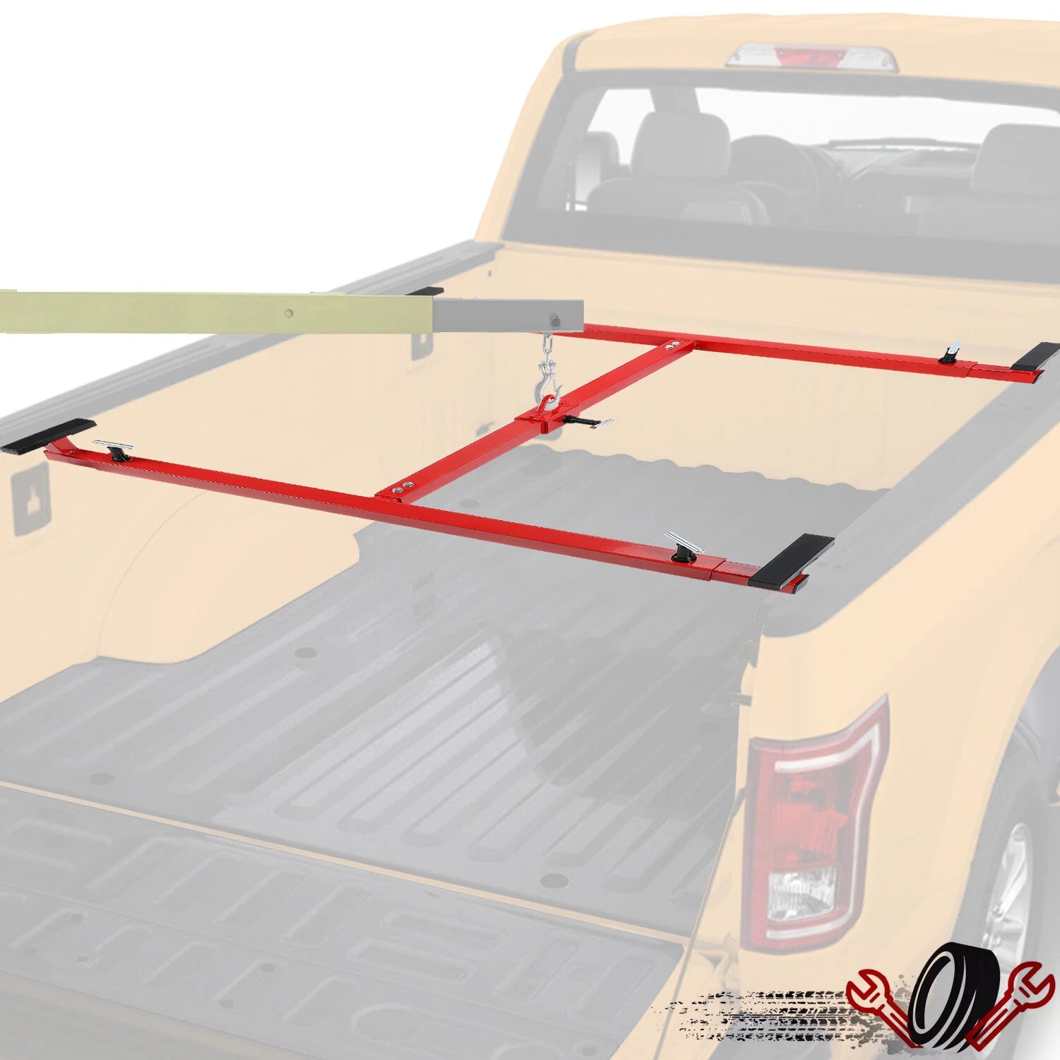 Adjustable Truck Bed Lifter for Pickup (800LB Capacity)