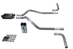 Dual Exhaust Kit for GMC Jimmy (1995–1999) 2.5" 2 Chamber Slash Tips