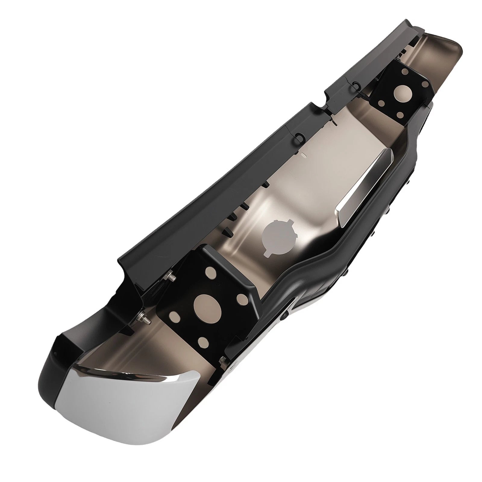Chrome Rear Step Bumper Assembly for Toyota Tacoma (1995–2004)