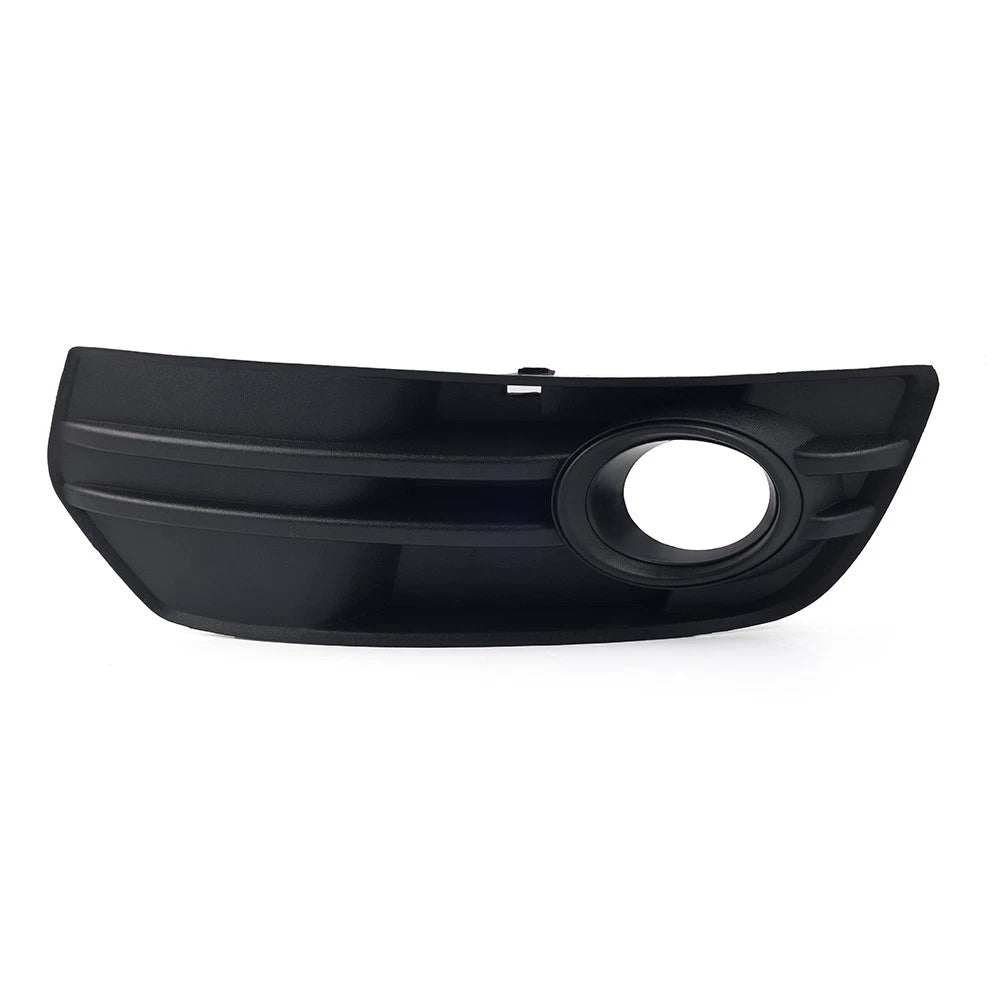 Front Lower Bumper Grille Cover for Audi Q5 (2009–2012) - Black, Fog Lamp Hole