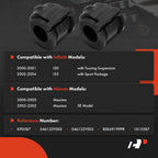2X Front Sway Bar Bushing for Nissan Maxima (2000-2003)