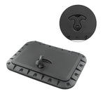 ABS Marine Deck Plate Hatch Square with Lock and Handle for Canoe Kayak