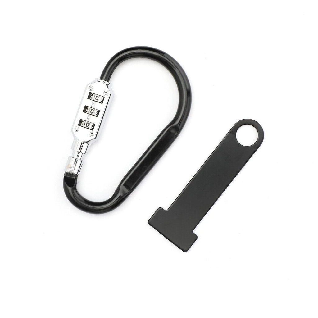 Helmet Lock Quick Release Buckle Fastener for Motorcycle Scooter Bike