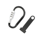 Helmet Lock Quick Release Buckle Fastener for Motorcycle Scooter Bike