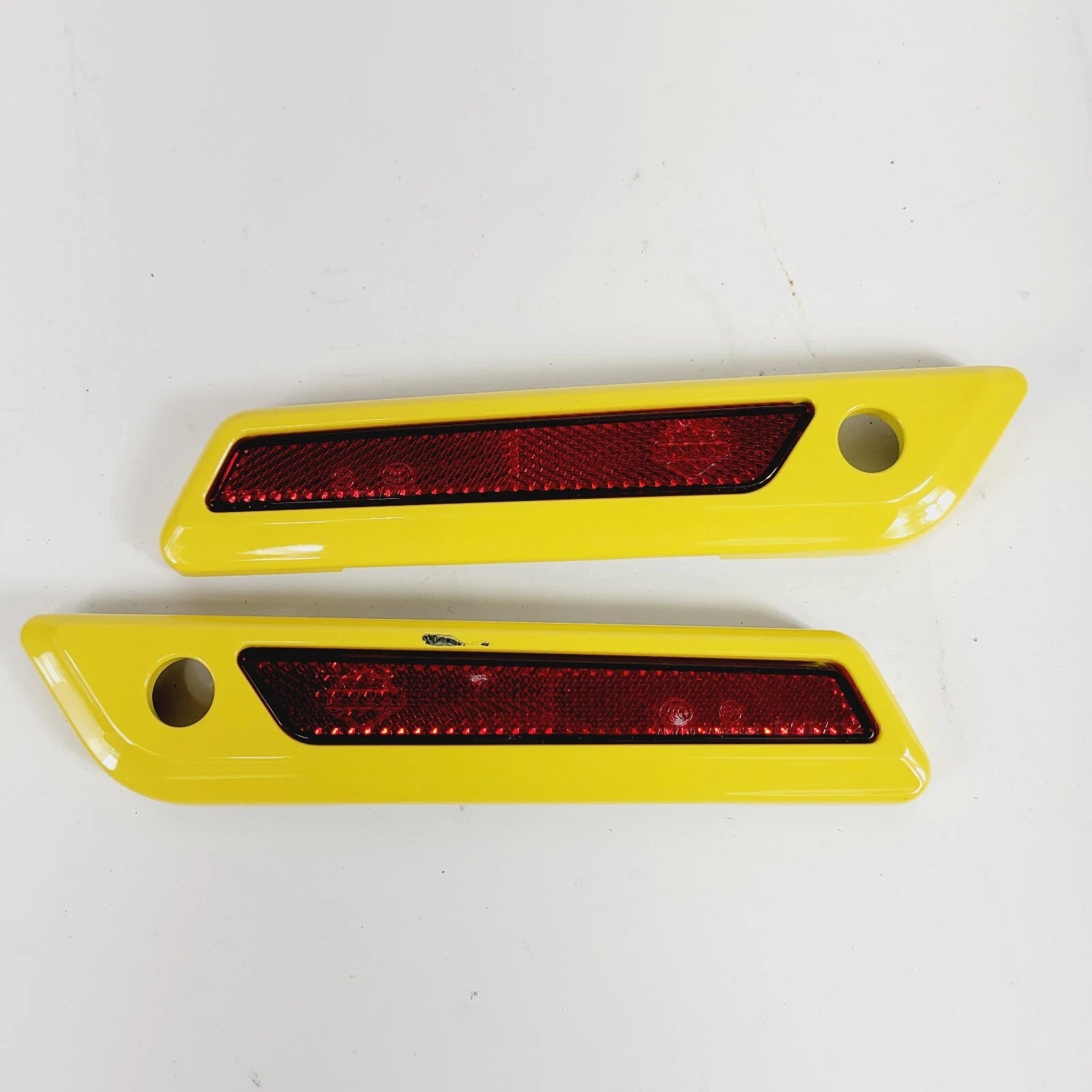 Saddlebag Latch Hinge Covers for Harley-Davidson Touring (2014–2023) - Industrial Yellow