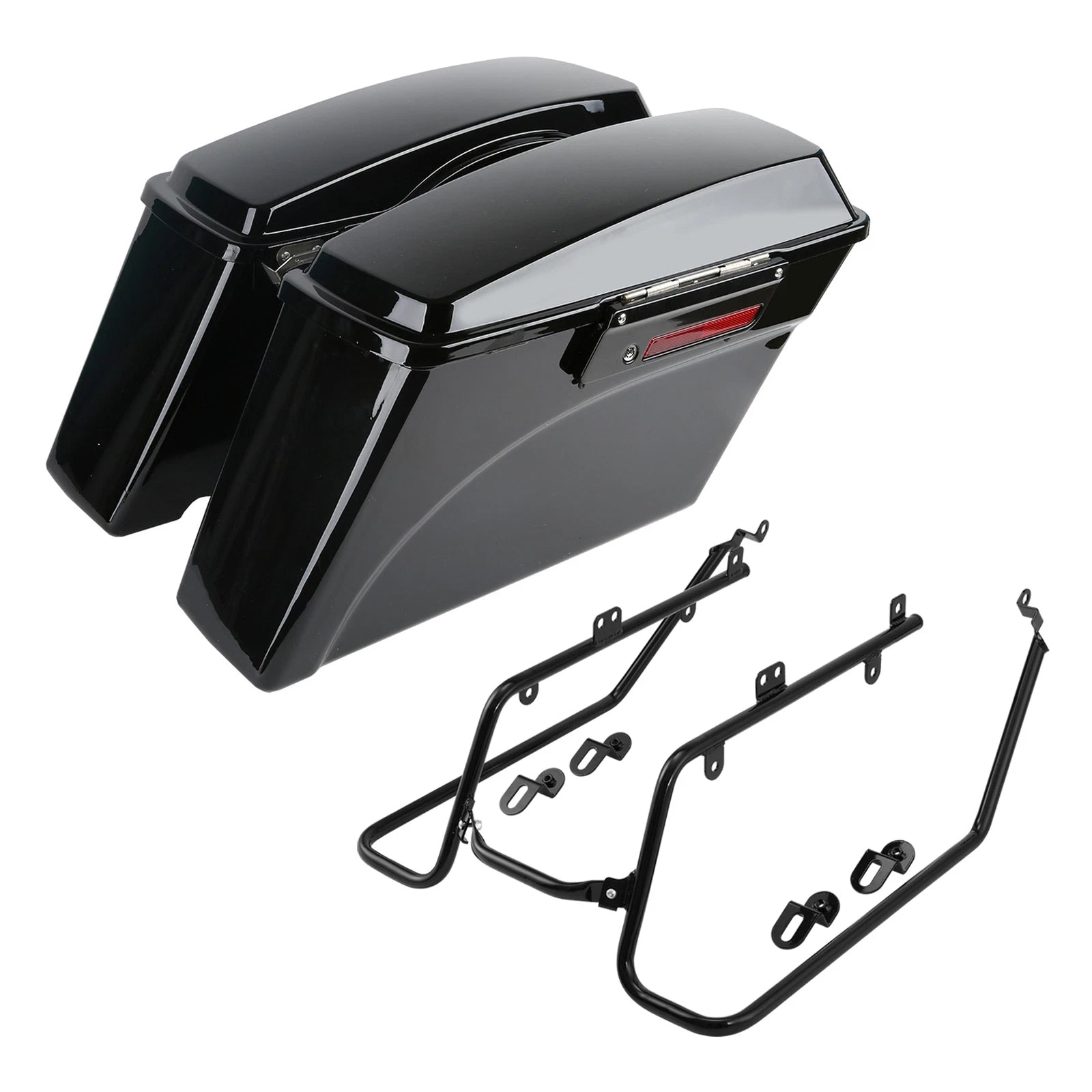 Hard Saddlebags & Conversion Brackets for Harley Dyna Fat Bob (2008–2017)