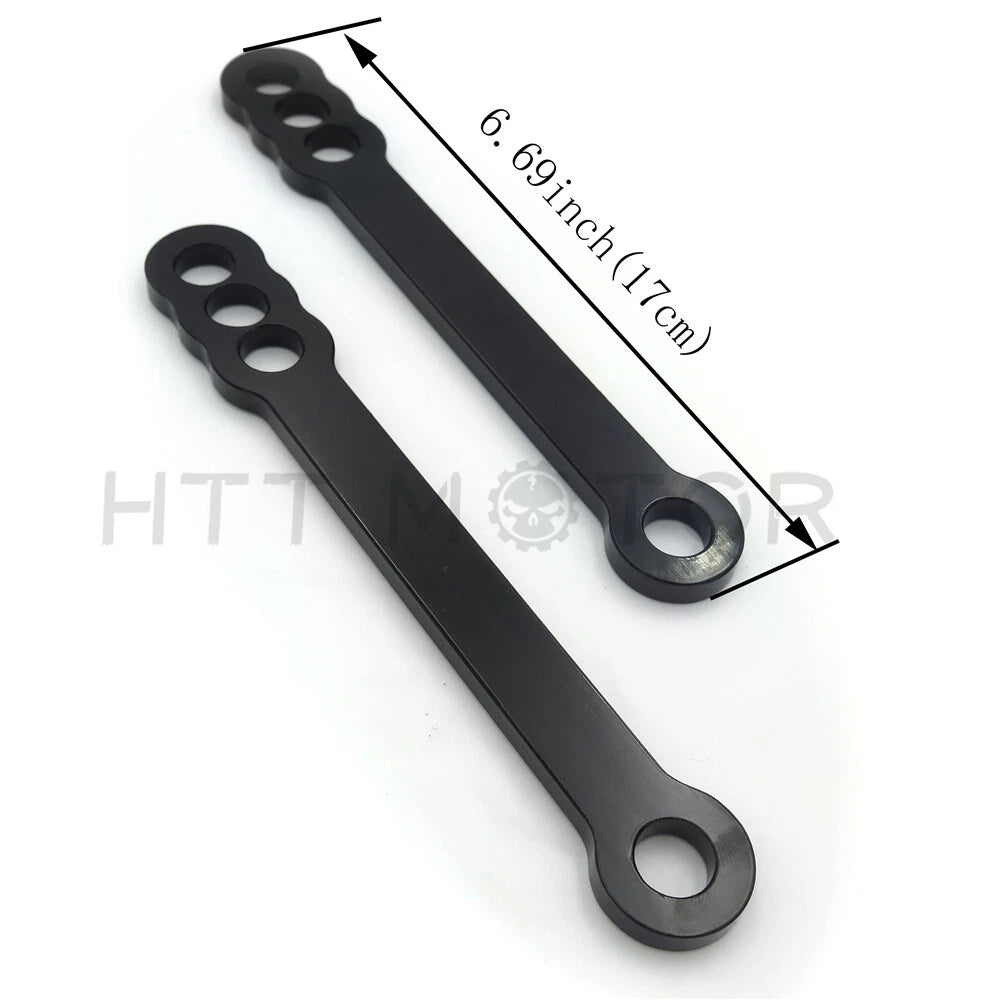 Lowering Links for Suzuki GSXR 1300 Hayabusa (1999–2012) GSX1300R Black Silver